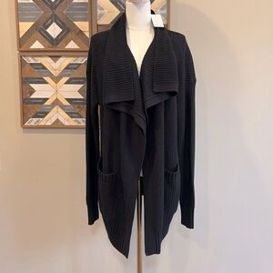 Splendid Women’s Knit Cardigan Sweater Black Small NWT